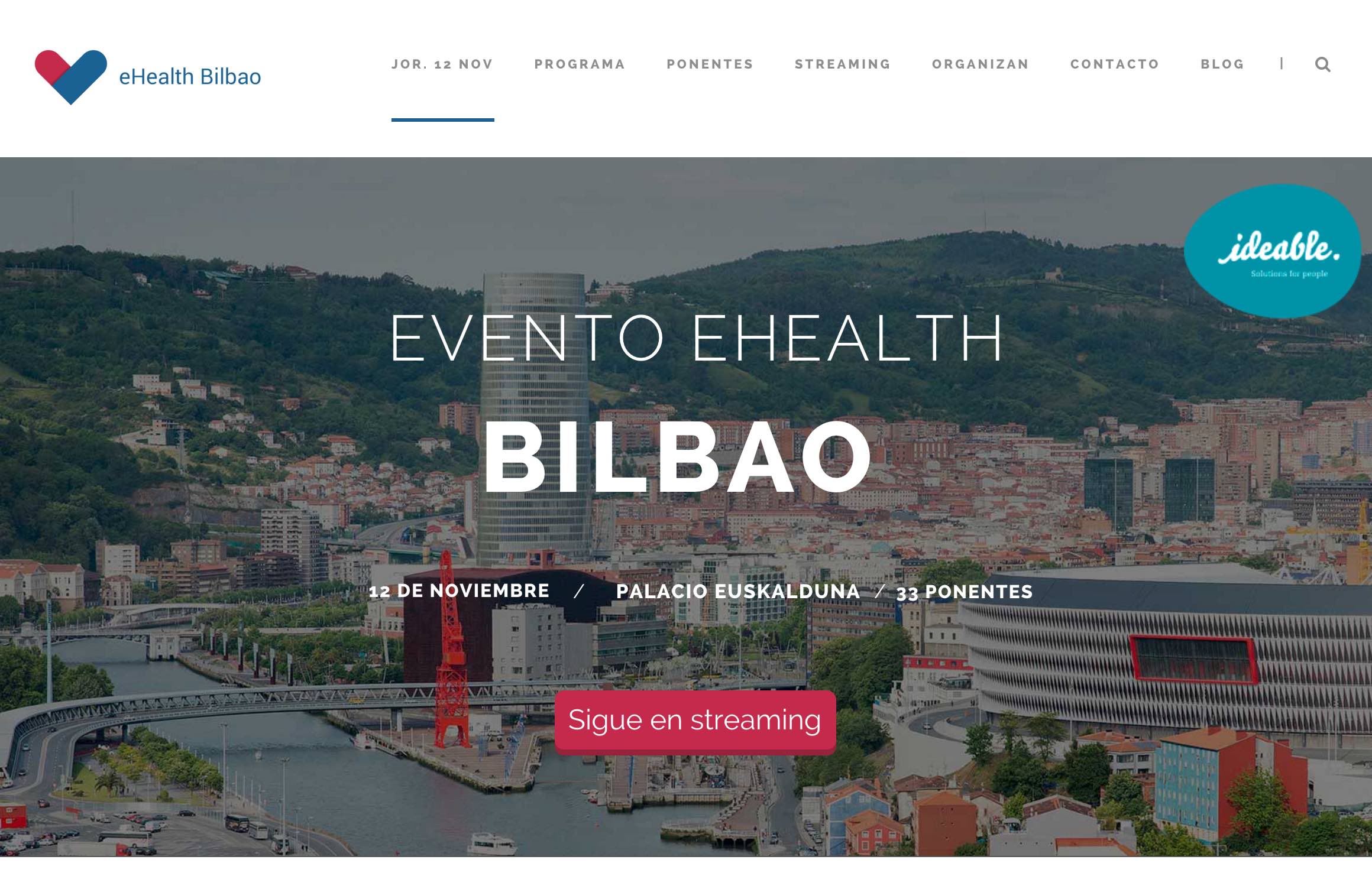 Bilbao acoge el evento “EHEALTH BILBAO 2015” sobre tecnología aplicada a la salud.
